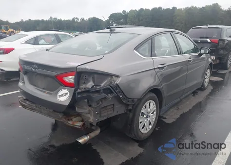 2014 Ford Fusion S из США, поврежденный, VIN 1FA6P0G71E5383505